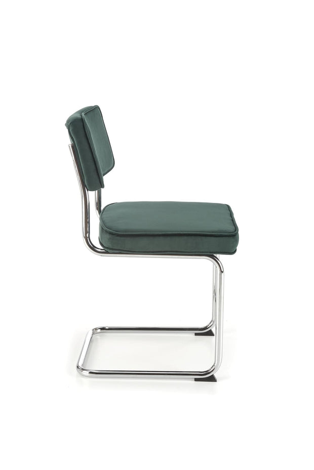 Sedia da pranzo in velluto K510 Verde (3)