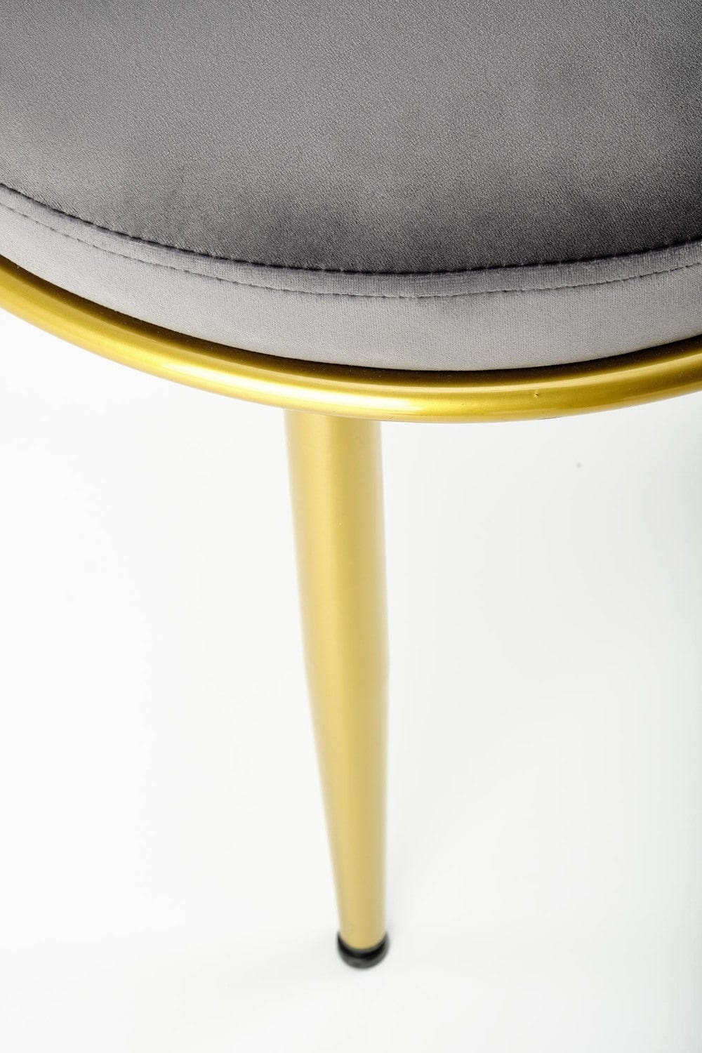 Sedia da pranzo in velluto K517 Grigio (5)