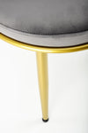 Sedia da pranzo in velluto K517 Grigio (5)