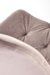 Sedia da pranzo in velluto K519 Beige (6)