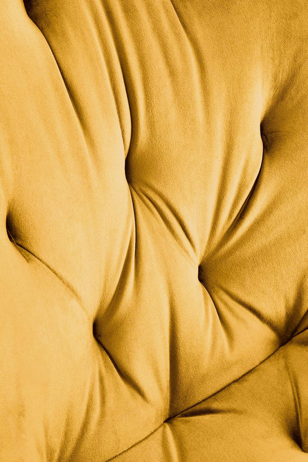 Sedia da pranzo in velluto K519 Giallo (5)