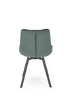 Sedia da pranzo in velluto K519 Verde (1)