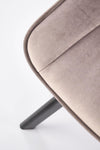 Sedia da pranzo in velluto K520 Beige (1)