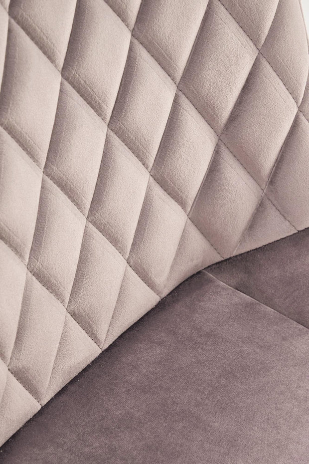 Sedia da pranzo in velluto K520 Beige (5)