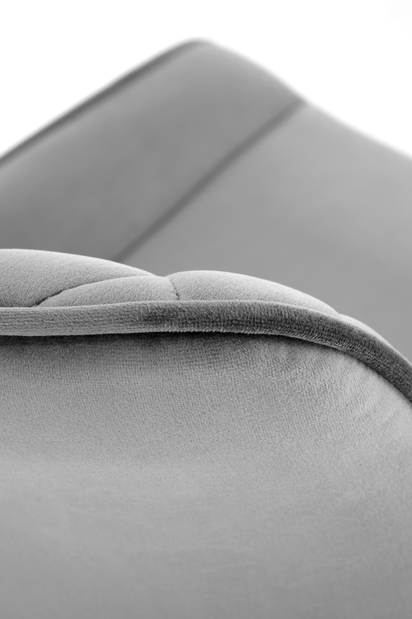 Sedia da pranzo in velluto K520 Grigio (2)