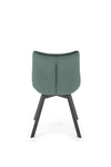 Sedia da pranzo in velluto K520 Verde (3)