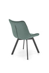 Sedia da pranzo in velluto K520 Verde (7)