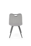 Sedia da pranzo in velluto K521 Grigio (1)
