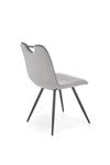 Sedia da pranzo in velluto K521 Grigio (5)