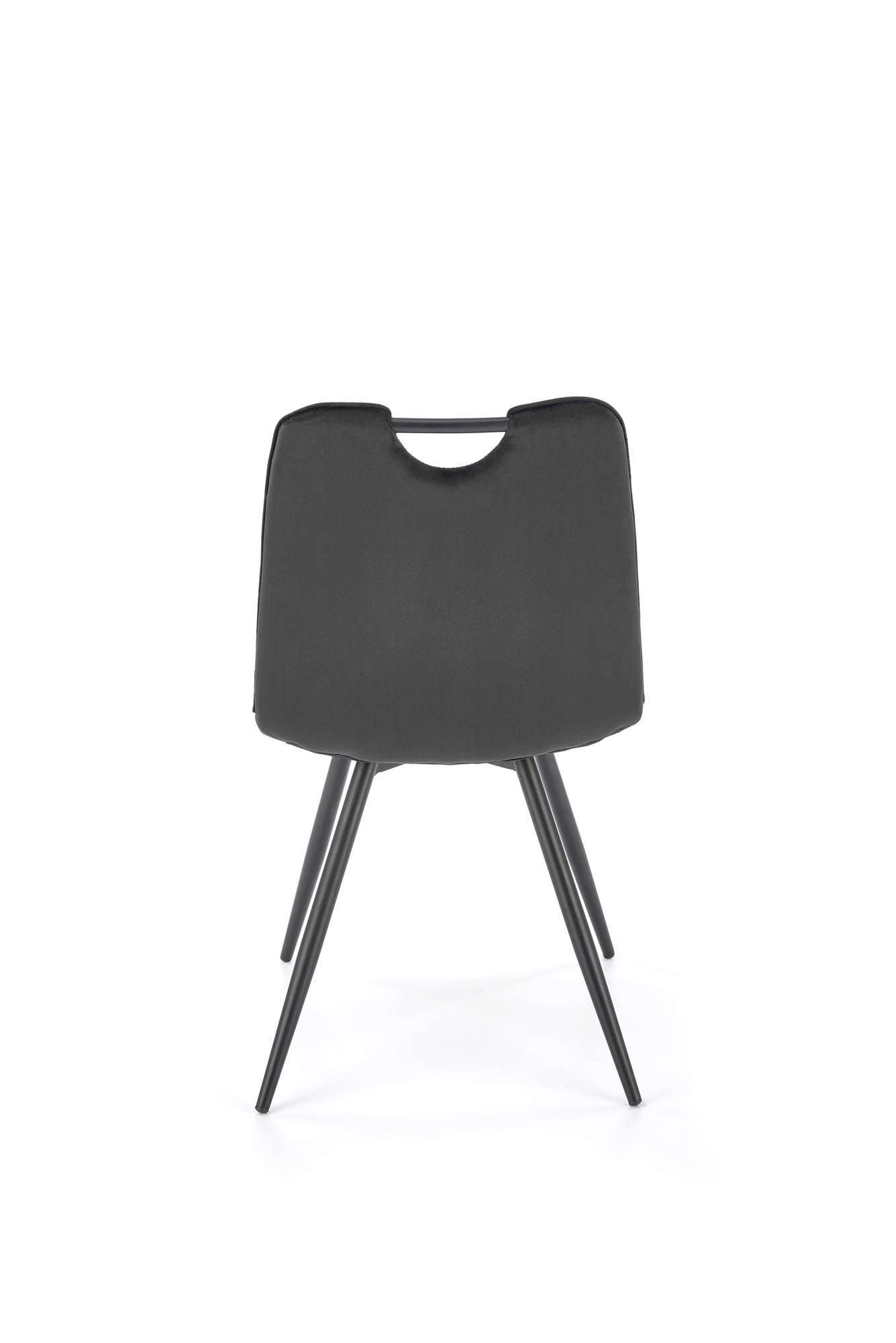 Sedia da pranzo in velluto K521 Nero (1)