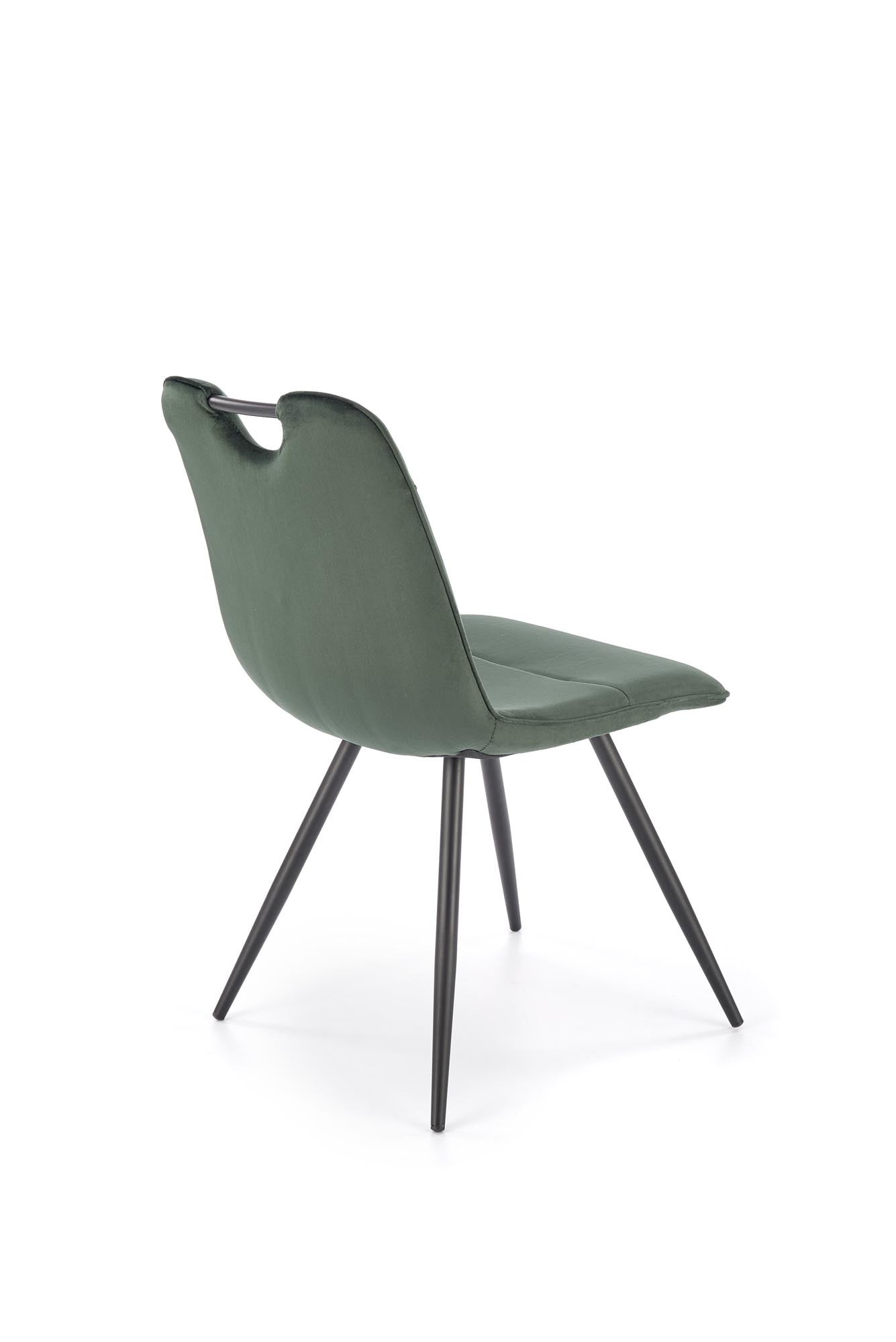 Sedia da pranzo in velluto K521 Verde (5)