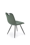 Sedia da pranzo in velluto K521 Verde (5)