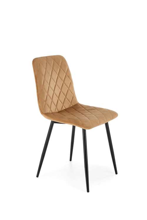 Sedia da pranzo in velluto K525 Beige