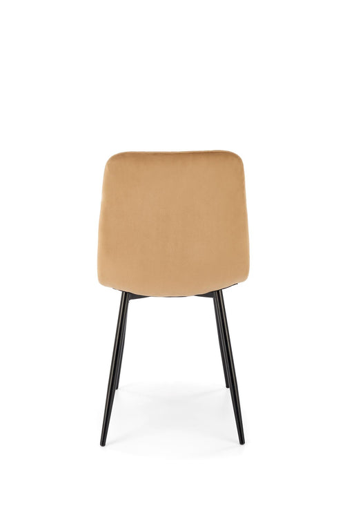 Sedia da pranzo in velluto K525 Beige (1)