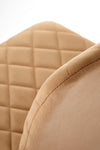 Sedia da pranzo in velluto K525 Beige (4)