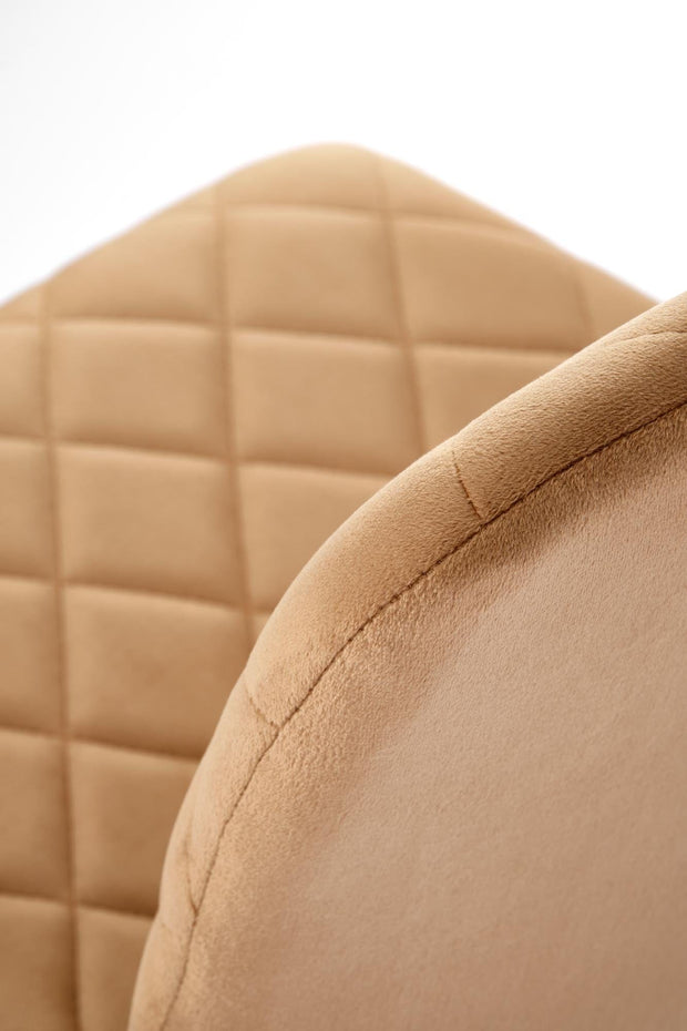 Sedia da pranzo in velluto K525 Beige (4)