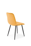 Sedia da pranzo in velluto K525 Giallo (3)