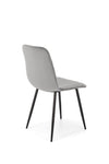 Sedia da pranzo in velluto K525 Grigio (3)