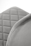 Sedia da pranzo in velluto K525 Grigio (4)