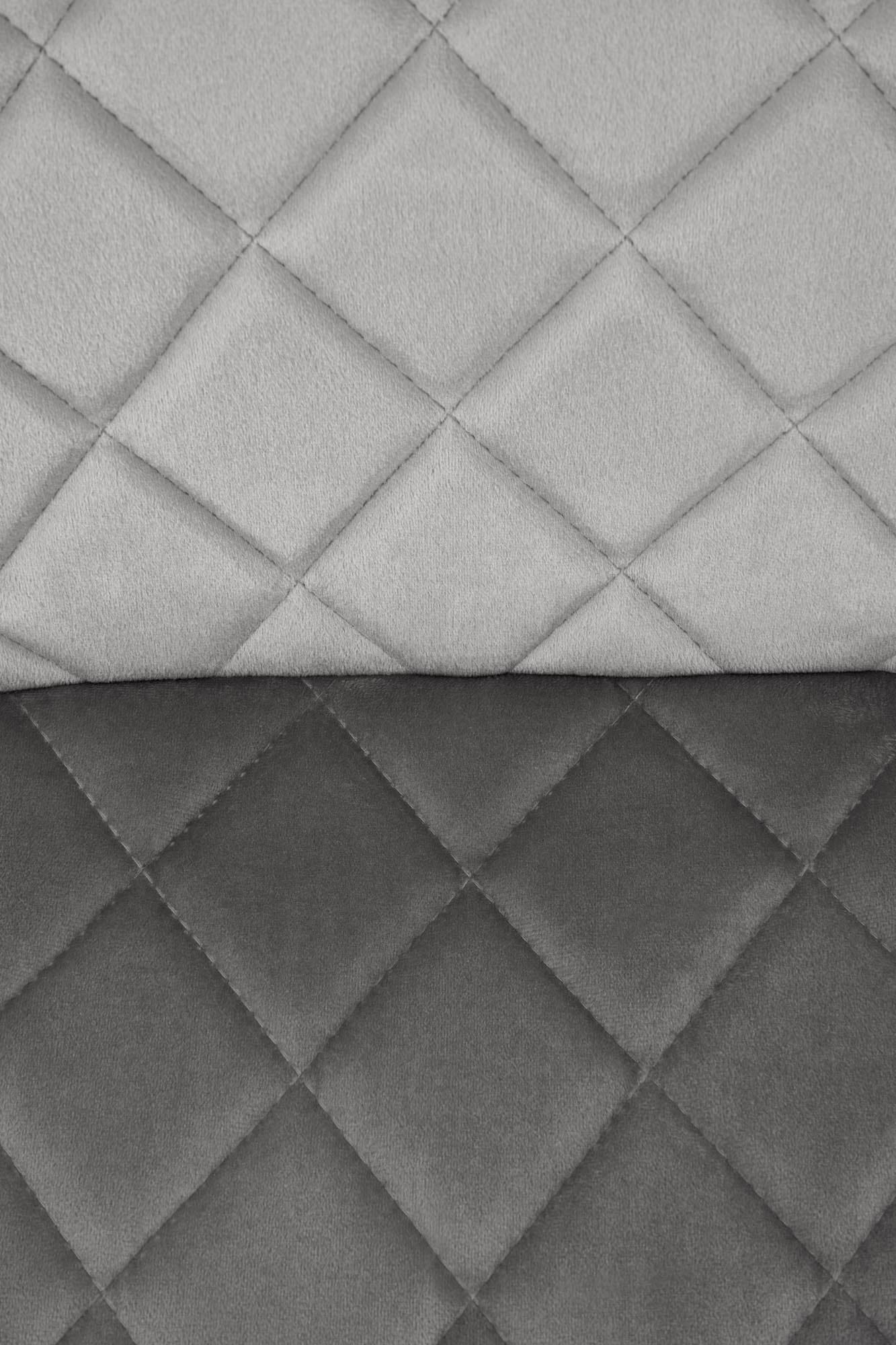Sedia da pranzo in velluto K525 Grigio (5)