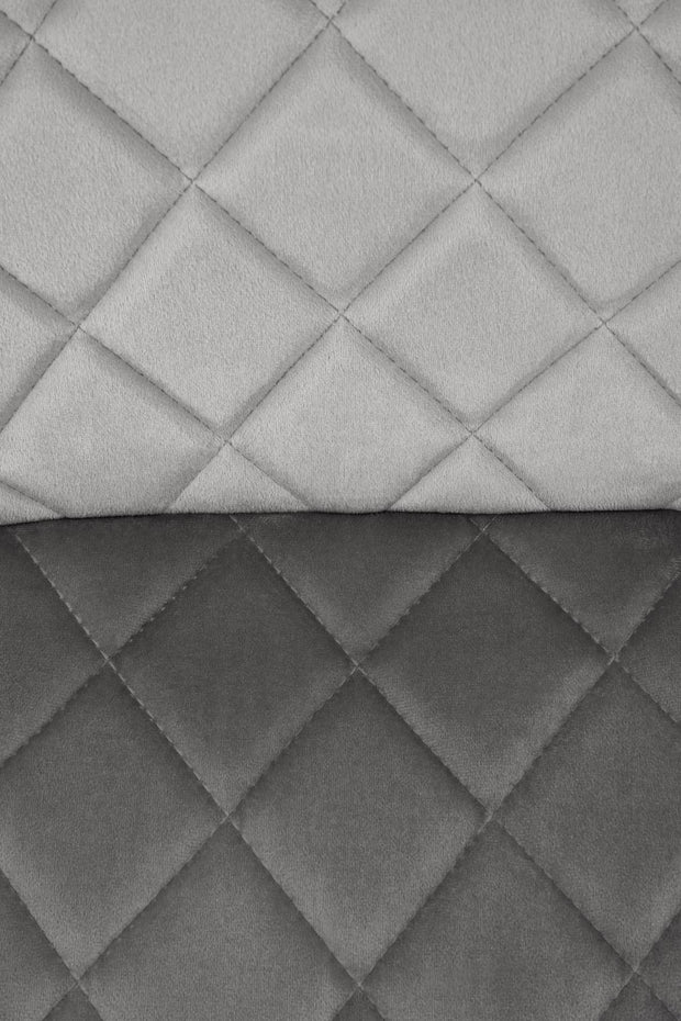 Sedia da pranzo in velluto K525 Grigio (5)
