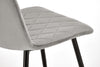 Sedia da pranzo in velluto K525 Grigio (6)