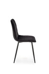 Sedia da pranzo in velluto K525 Nero (2)