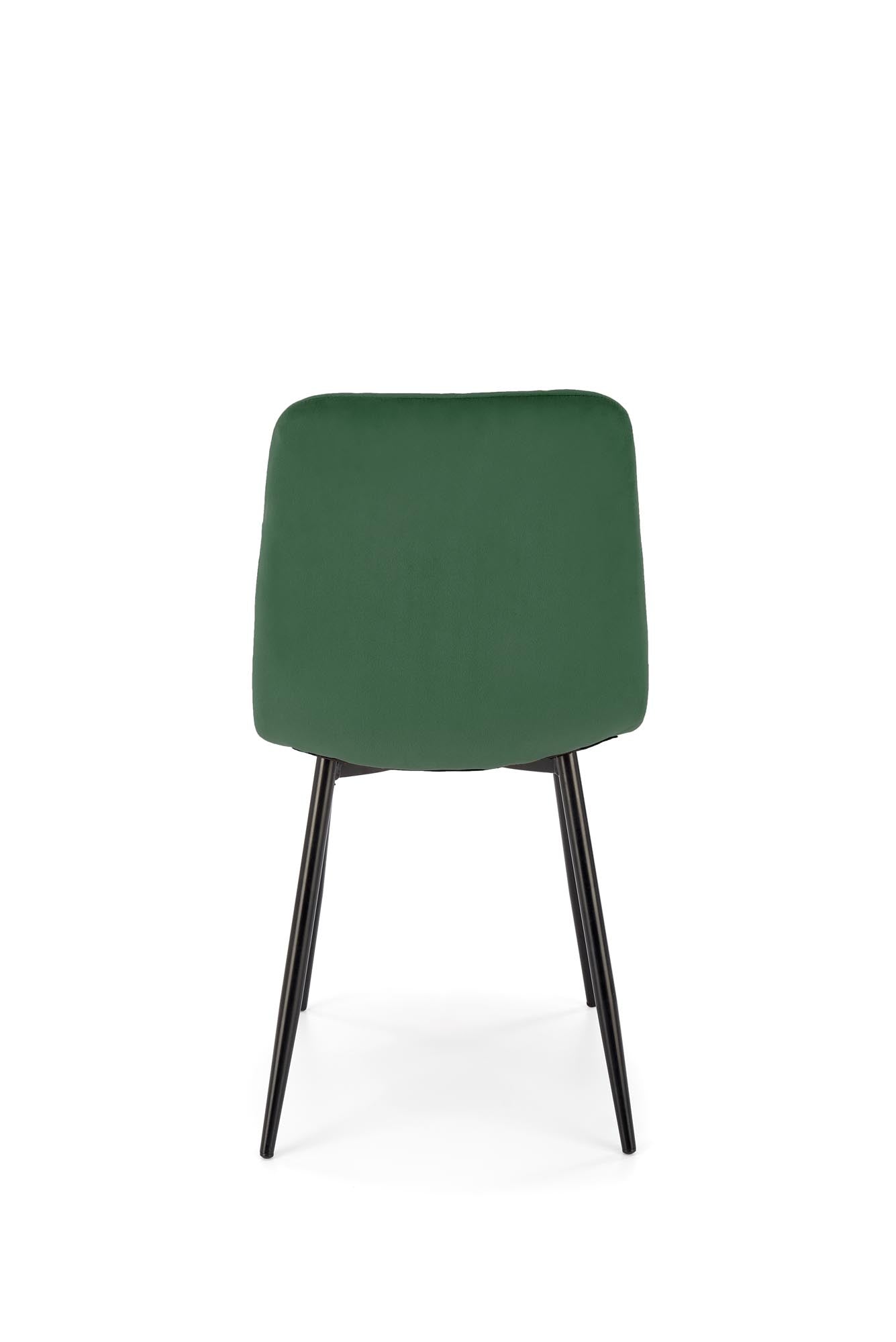 Sedia da pranzo in velluto K525 Verde (1)