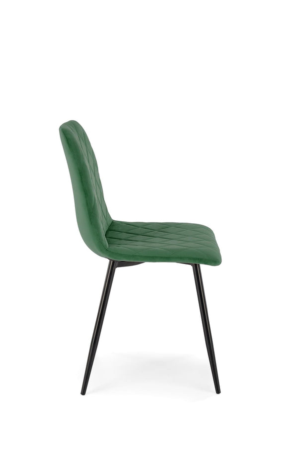 Sedia da pranzo in velluto K525 Verde (2)