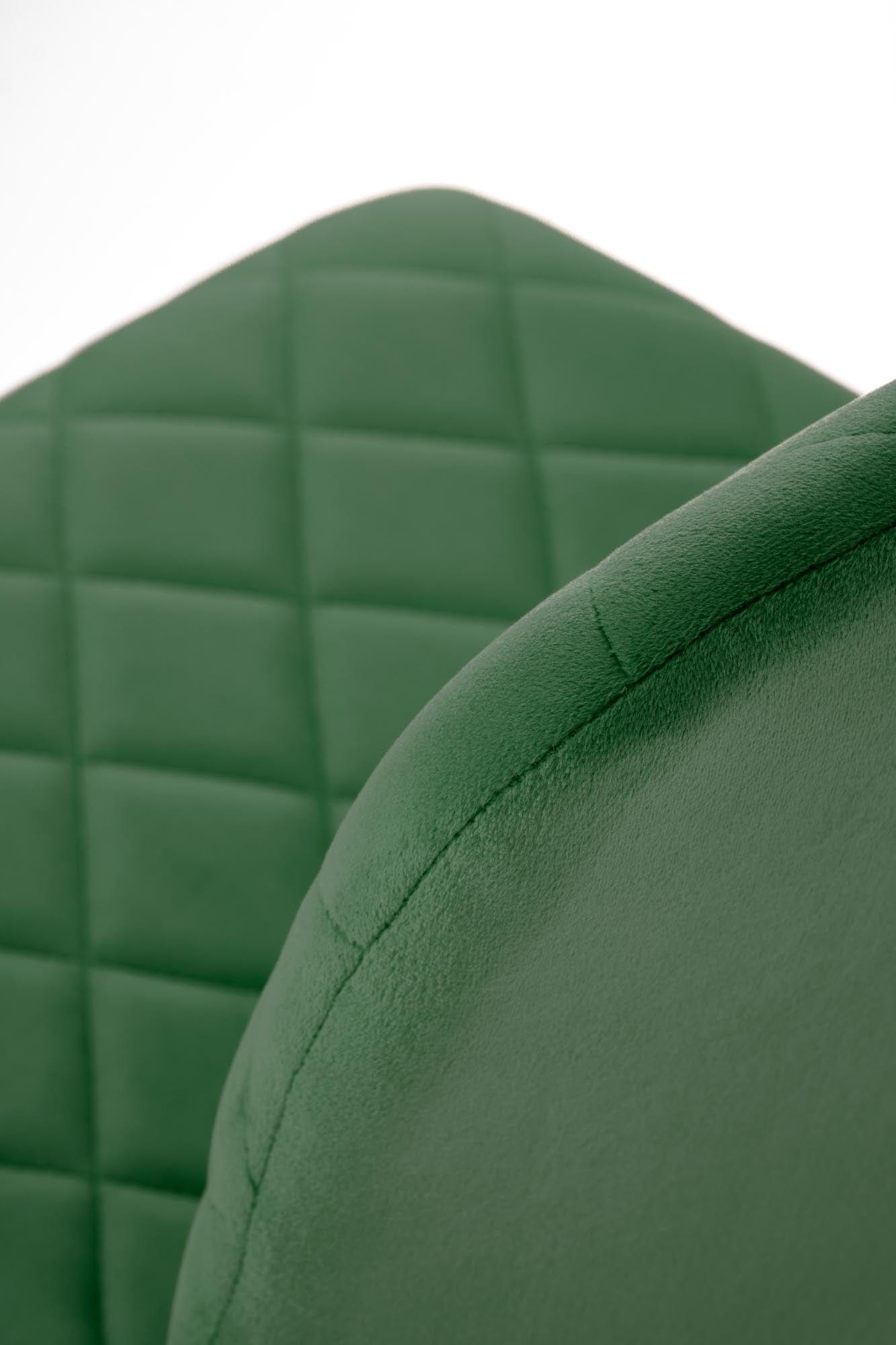 Sedia da pranzo in velluto K525 Verde (4)