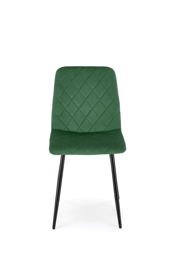 Sedia da pranzo in velluto K525 Verde (7)