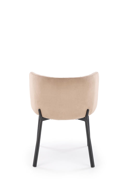 Sedia da pranzo in velluto K531 Beige (1)