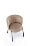 Sedia da pranzo in velluto K531 Beige (2)