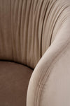 Sedia da pranzo in velluto K531 Beige (4)
