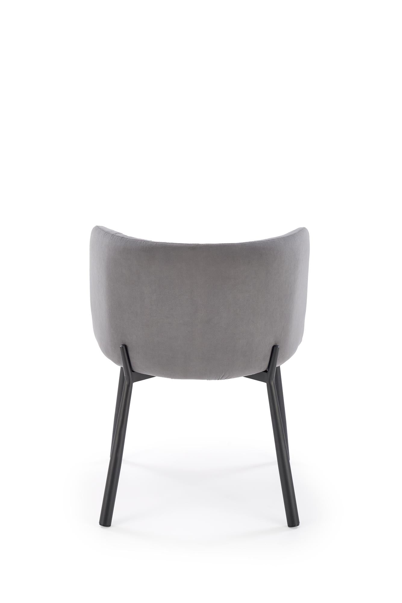 Sedia da pranzo in velluto K531 Grigio (1)