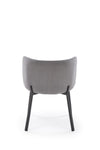 Sedia da pranzo in velluto K531 Grigio (1)