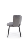 Sedia da pranzo in velluto K531 Grigio (2)