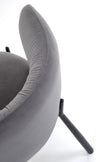 Sedia da pranzo in velluto K531 Grigio (6)