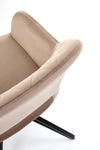 Sedia da pranzo in velluto K535 Beige (6)