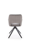 Sedia da pranzo in velluto K535 Grigio (2)