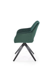 Sedia da pranzo in velluto K535 Verde (2)