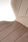 Sedia da pranzo in velluto K538 Beige (7)