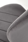 Sedia da pranzo in velluto K538 Grigio (6)