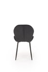 Sedia da pranzo in velluto K538 Nero (1)