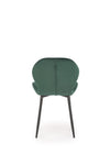Sedia da pranzo in velluto K538 Verde (1)