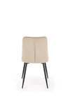 Sedia da pranzo in velluto K539 Beige (1)
