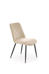 Sedia da pranzo in velluto K539 Beige (3)