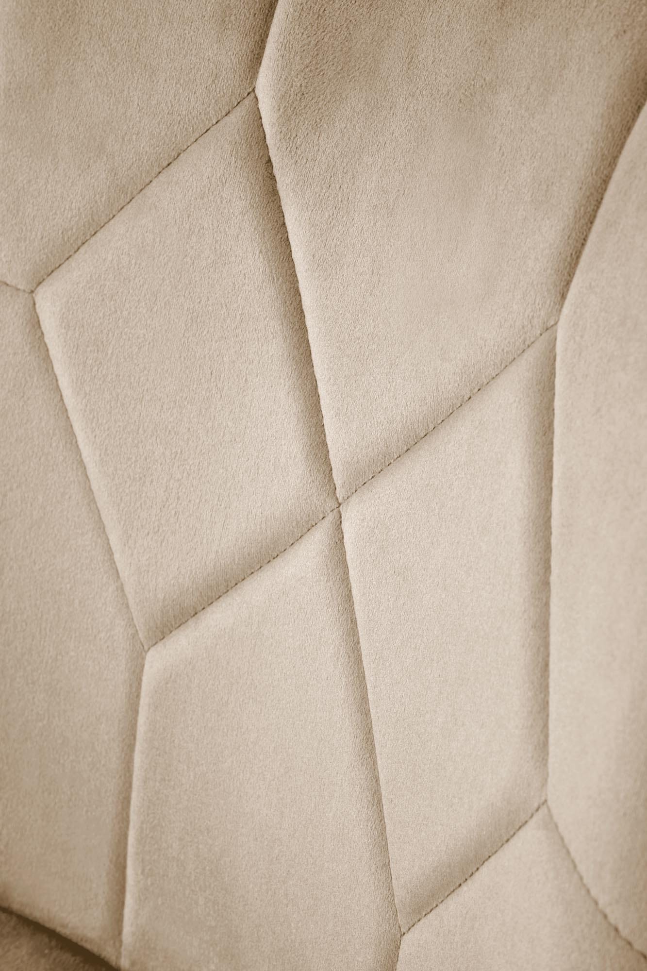 Sedia da pranzo in velluto K539 Beige (6)