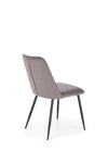 Sedia da pranzo in velluto K539 Grigio (4)