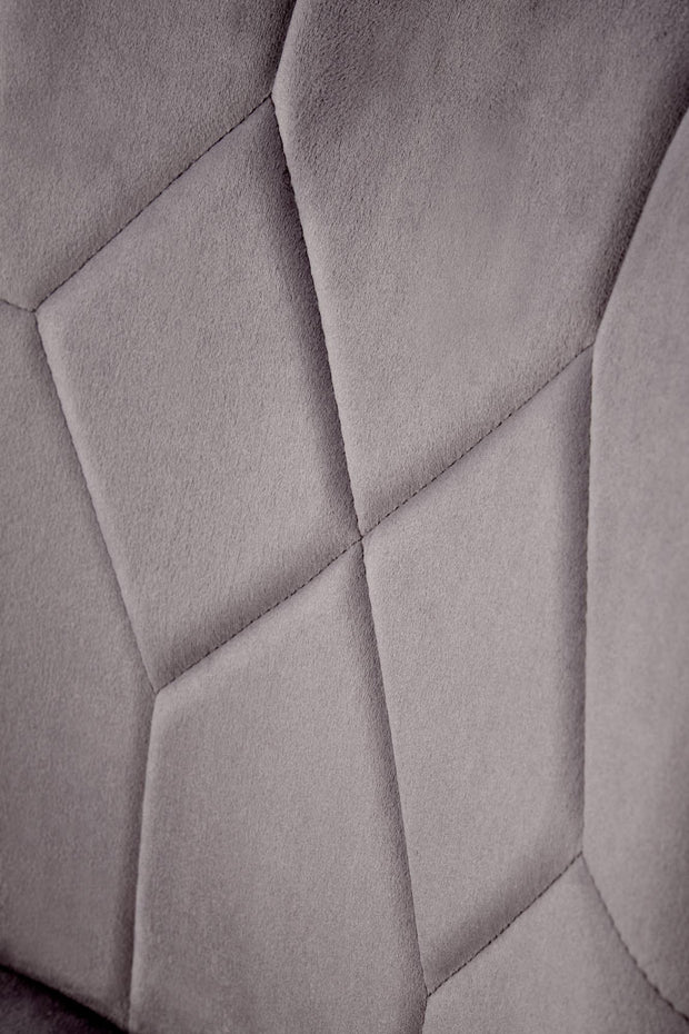 Sedia da pranzo in velluto K539 Grigio (6)